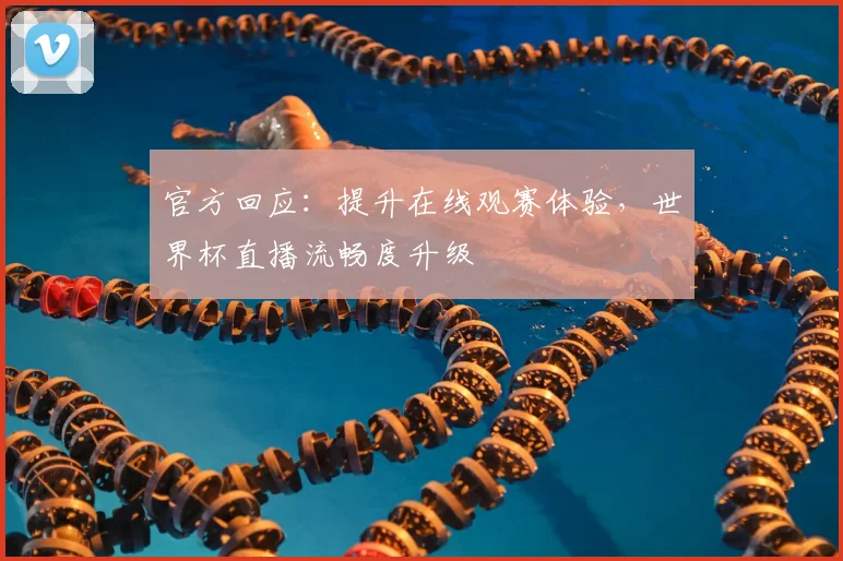 官方回应：提升在线观赛体验，世界杯直播流畅度升级